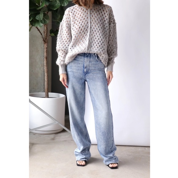 Isabel Marant Tilorsy High-Rise Lyocell-Denim Wide-Leg Jeans - Picture 2 of 16